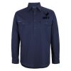 Mens Close Front Long Sleeve 150G Work Shirt Thumbnail