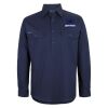 Mens Close Front Long Sleeve 150G Work Shirt Thumbnail
