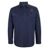 Mens Close Front Long Sleeve 150G Work Shirt Thumbnail