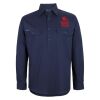 Mens Close Front Long Sleeve 150G Work Shirt Thumbnail
