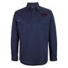 Mens Close Front Long Sleeve 150G Work Shirt Thumbnail