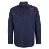 Mens Close Front Long Sleeve 150G Work Shirt Thumbnail